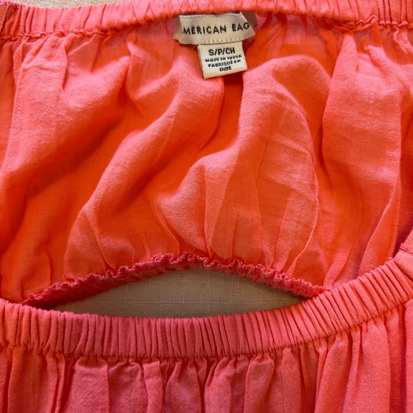 American Eagle tangerine long sleeve dress - Picture 4 of 4